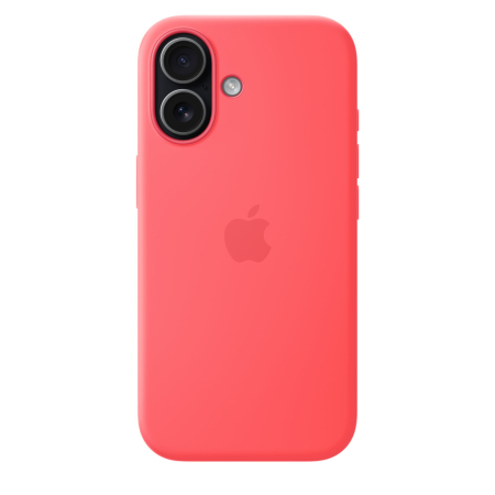 Apple iPhone 17 Silicone Case with MagSafe - Bright Guava (SEASONAL) [2]