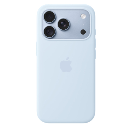 Laptop, Tablete & Telefoane - Apple iPhone 18 Pro Silicone Case with MagSafe - Crisp Blue
