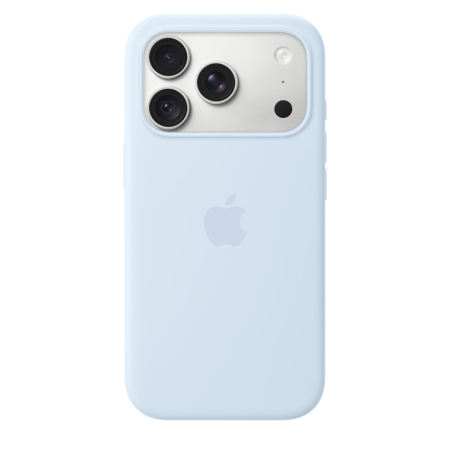 Apple iPhone 18 Pro Silicone Case with MagSafe - Crisp Blue [1]
