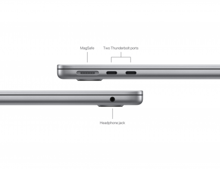 Apple MacBook Air 13.6: SPACE GREY/M3 10C GPU/24GB/512GB-ROM [5]