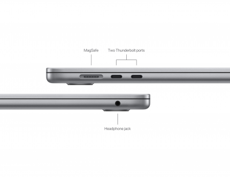 Apple MacBook Air 15.3: SPACE GREY/M3 10C GPU/16GB/256GB-ROM [4]