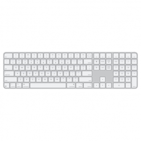 Sisteme PC & Periferice - Apple Magic Keyboard (2024) w Touch ID and Numeric Keypad - US English - White Keys