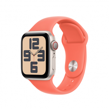 Apple Watch 40mm Sport Band: Tangerine Sport Band - S/M (SEASONAL) [2]