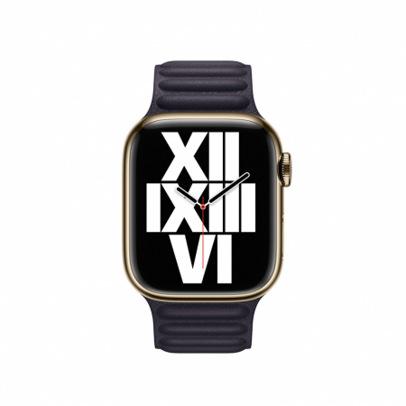 Apple Watch 41mm Band: Ink Leather Link - M/L [2]