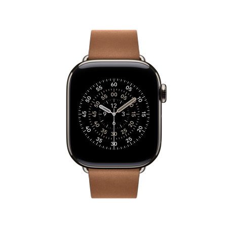 Apple Watch 42mm Modern Buckle: Caramel Modern Buckle - Medium [1]