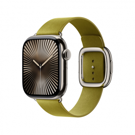 Apple Watch 42mm Modern Buckle:  Chartreuse Modern Buckle - Medium [2]