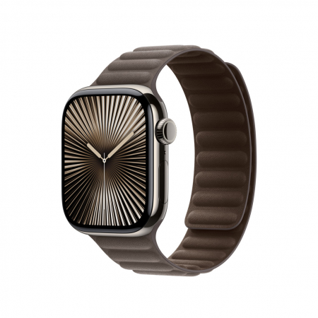 Apple Watch 42mm Modern Buckle:  Dark Taupe Modern Buckle - Large [2]