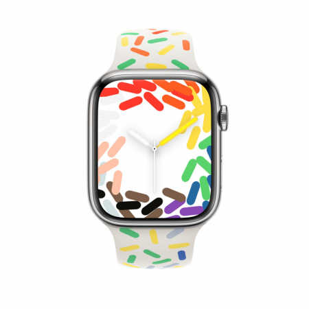 Apple Watch 45mm Band: Pride Edition Sport Band - S/M [2]