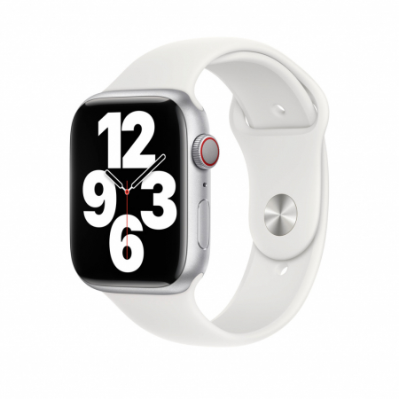 Apple Watch 45mm Band: White Sport Band [1]