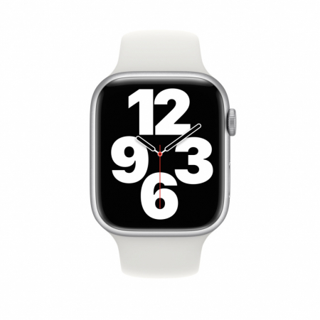 Apple Watch 45mm Band: White Sport Band [2]