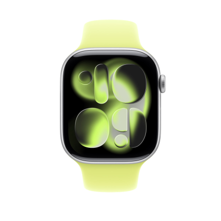 Apple Watch 46mm Band:  Neon Yellow Sport Band - M/L - SEASONAL [2]