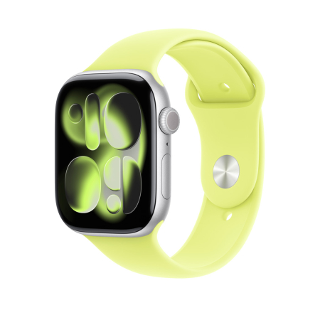 Apple Watch 46mm Band:  Neon Yellow Sport Band - S/M - SEASONAL [1]