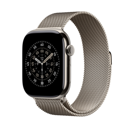 Apple Watch 46mm Loop:  Natural Milanese Loop - M/L [2]