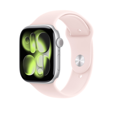 Apple Watch 46mm Sport Band: Soft Pink Sport Band - M/L (SEASONAL) [1]