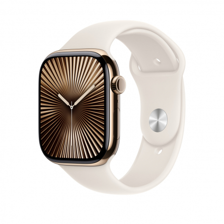 Apple Watch 46mm Sport Band:  Starlight Sport Band - S/M [1]