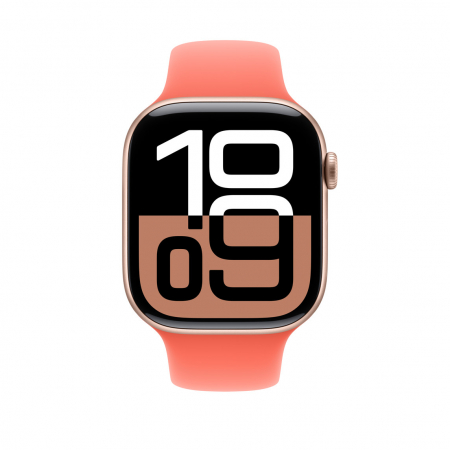 Apple Watch 46mm Sport Band: Tangerine Sport Band - M/L (SEASONAL) [1]