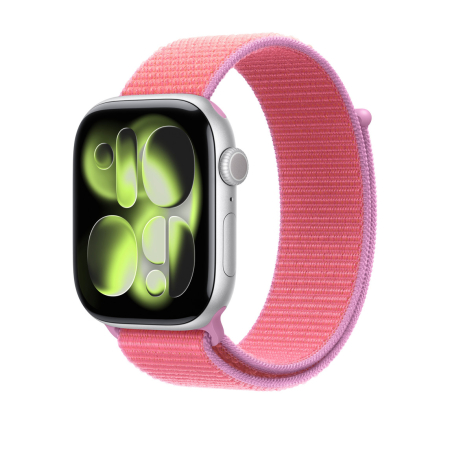 Apple Watch 46mm Sport Loop: Bright Guava Sport Loop (SEASONAL) [2]
