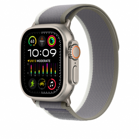 Apple Watch 49mm Band: Green/Gray Trail Loop - S/M [1]