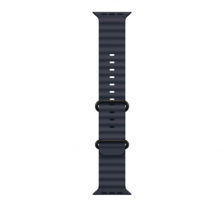 Smart Watch accesorii - Apple Watch 49mm Band:  Navy Ocean Band - Black Titanium Finish