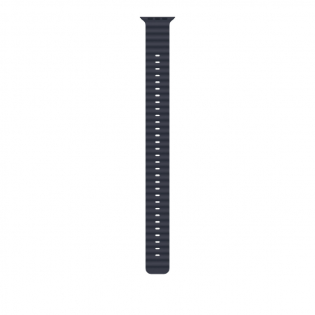 Laptop, Tablete & Telefoane - Apple Watch 49mm Band:  Navy Ocean Band Extension - Natural Titanium Finish