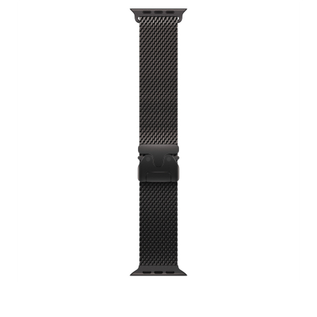 Smart Watch - Apple Watch 49mm Loop:  Black Titanium Milanese Loop - Small
