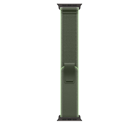 Laptop, Tablete & Telefoane - Apple Watch 49mm Loop:  Green/Neon Trail Loop - S/M - Black Titanium Finish