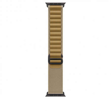Apple Watch 49mm Loop:  Tan Alpine Loop - Large - Black Titanium Finish [0]