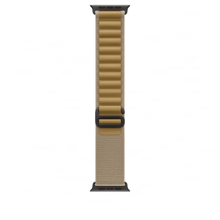 Apple Watch 49mm Loop:  Tan Alpine Loop - Medium - Black Titanium Finish [0]