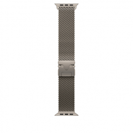 Smart Watch accesorii - Apple Watch 49mm Milanese Loop:  Natural Titanium Milanese Loop - Small
