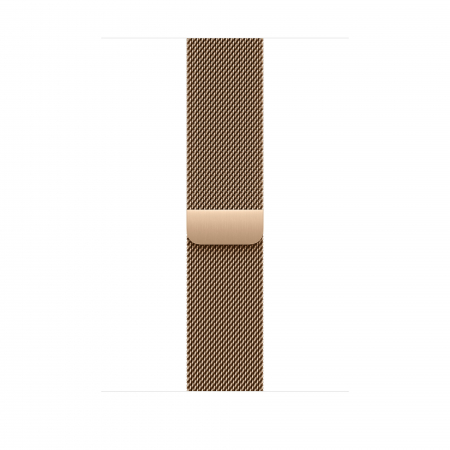 Apple Watch S10 Cellular 42mm Gold Titanium Case with Gold Milanese Loop [1]