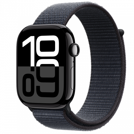 Smart Watch - Apple Watch S10 GPS 46mm Jet Black Alu Case with Ink Sport Loop