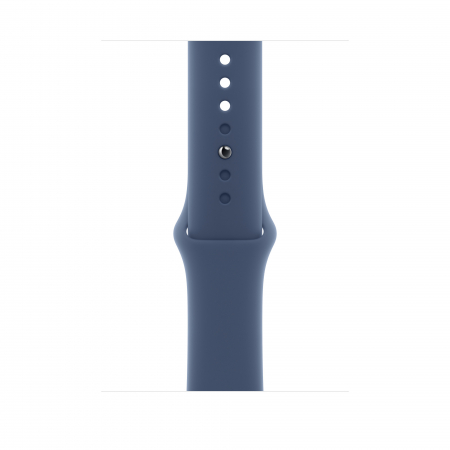 Apple Watch S10 GPS 46mm Silver Alu Case with Denim Sport Band - M/L [2]