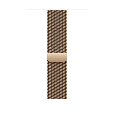Apple Watch S11 Cellular 46mm Gold Titanium Case with Gold Milanese Loop - M/L [1]