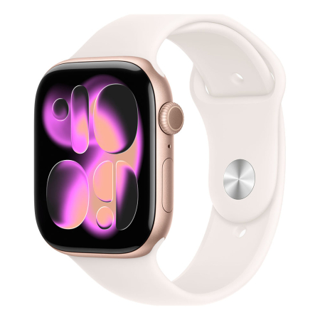 Laptop, Tablete & Telefoane - Apple Watch S11 GPS 46mm Rose Gold Aluminium Case with Light Blush Sport Band - M/L