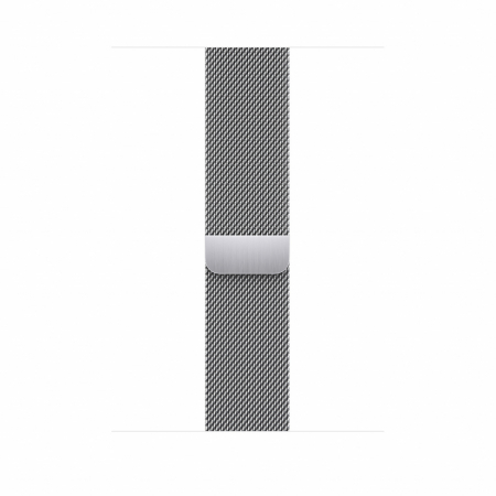 Apple Watch S8 Cellular 45mm Silver Stainless Steel Case with Silver Milanese Loop [2]