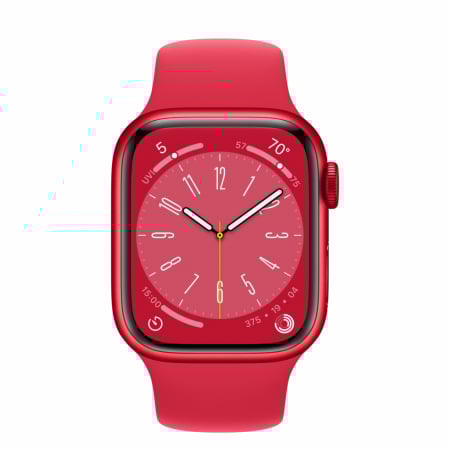 Apple Watch S8 GPS 41mm (PRODUCT)RED Aluminium Case with (PRODUCT)RED Sport Band - Regular [1]