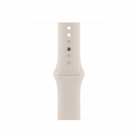 Apple Watch S8 GPS 41mm Starlight Aluminium Case with Starlight Sport Band - Regular [2]