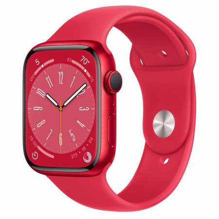 Apple Watch S8 GPS 45mm (PRODUCT)RED Aluminium Case with (PRODUCT)RED Sport Band - Regular [0]