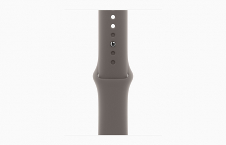 Apple Watch S9 Cellular 41mm Gold Stainless Steel Case w Clay Sport Band - S/M [2]