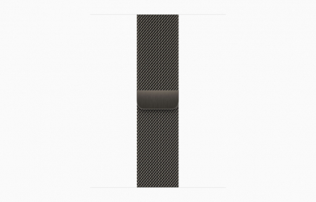 Apple Watch S9 Cellular 41mm Graphite Stainless Steel Case w Graphite Milanese Loop [2]