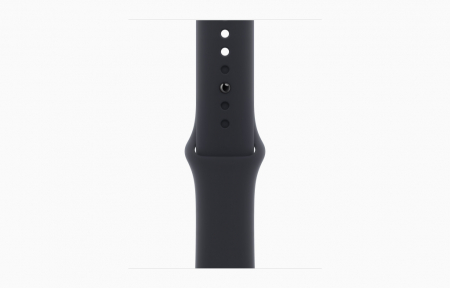 Apple Watch S9 Cellular 41mm Graphite Stainless Steel Case w Midnight Sport Band - M/L [2]