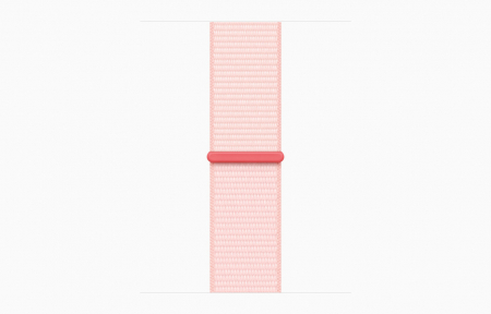 Apple Watch S9 Cellular 41mm Pink Alu Case w Light Pink Sport Loop [2]