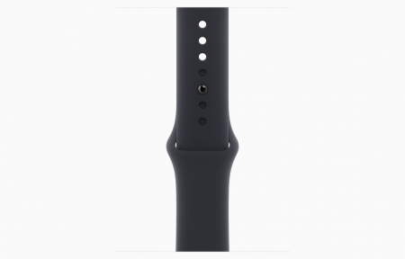 Apple Watch S9 Cellular 45mm Graphite Stainless Steel Case w Midnight Sport Band - M/L [2]