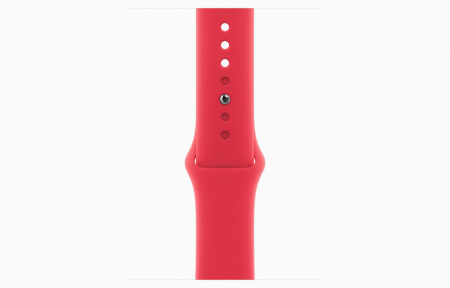Apple Watch S9 Cellular 45mm RED Alu Case w RED Sport Band - S/M [2]