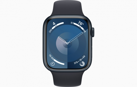 Apple Watch S9 GPS 45mm Midnight Alu Case w Midnight Sport Band - M/L [1]