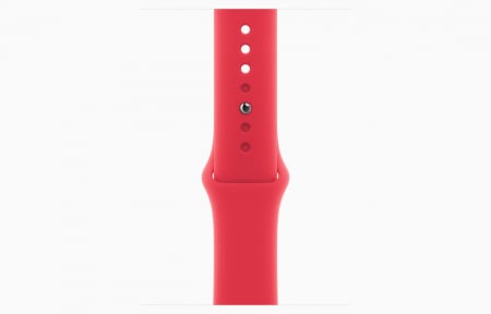 Apple Watch S9 GPS 45mm RED Alu Case w RED Sport Band - M/L [2]