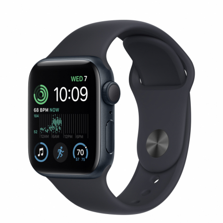 Apple Watch SE2 GPS 40mm Midnight Aluminium Case with Midnight Sport Band - Regular [0]