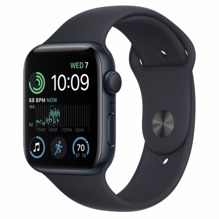 Apple Watch SE2 GPS 44mm Midnight Aluminium Case with Midnight Sport Band - Regular [0]