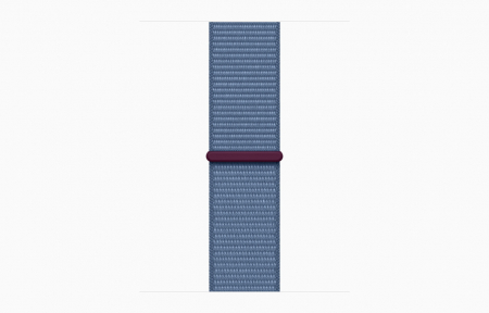 Apple Watch SE2 v2 GPS 40mm Silver Alu Case w Winter Blue Sport Loop [2]