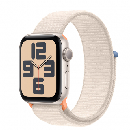 Apple Watch SE2 v2 GPS 44mm Starlight Alu Case w Starlight Sport Loop [0]